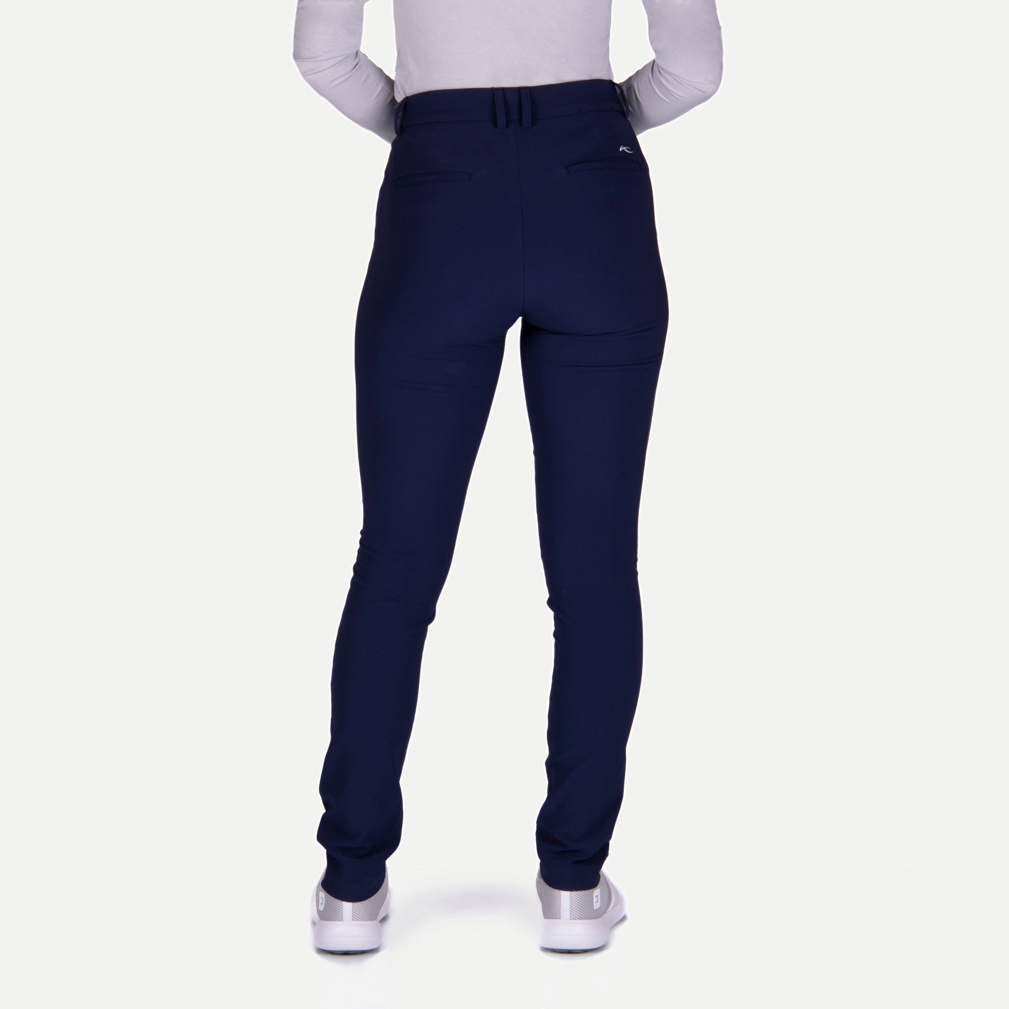 KJUS Warm Brushed Ladies Golf Treggings Atlanta Blue